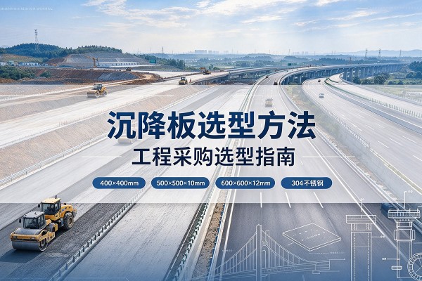 荷塘沉降板选择方法