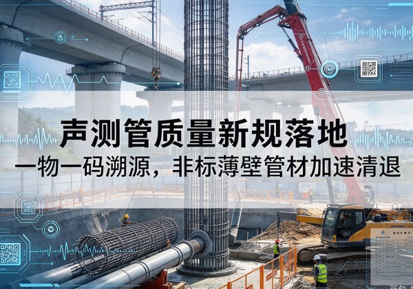 荷塘声测管质量新规落地，一物一码溯源，非标薄壁管材加速清退