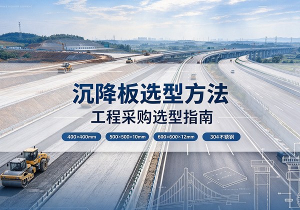 荷塘沉降板选择方法
